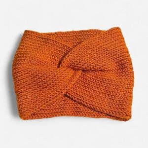 Pumpkin Spice Twist Ear Warmer Headband